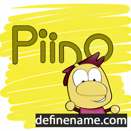 Pino cartoon