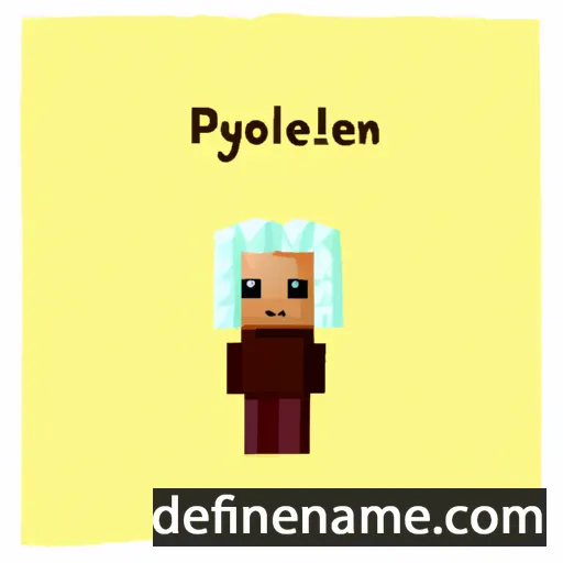 Polyxeni cartoon