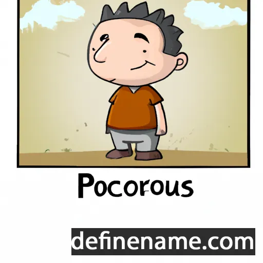 Porcius cartoon