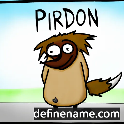 Pridbjørn cartoon