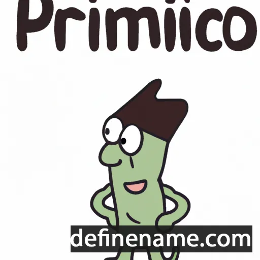 Primitivo cartoon