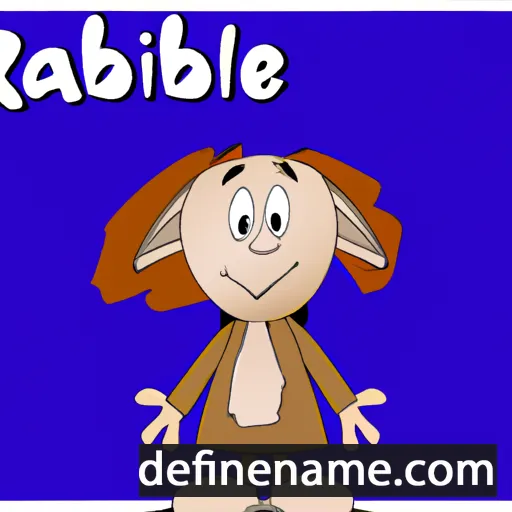 Rabbie cartoon