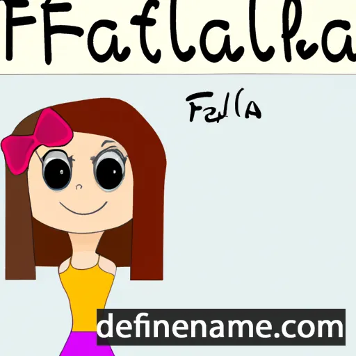 Raffaela cartoon