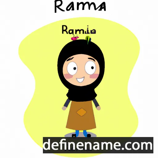 Rahma cartoon