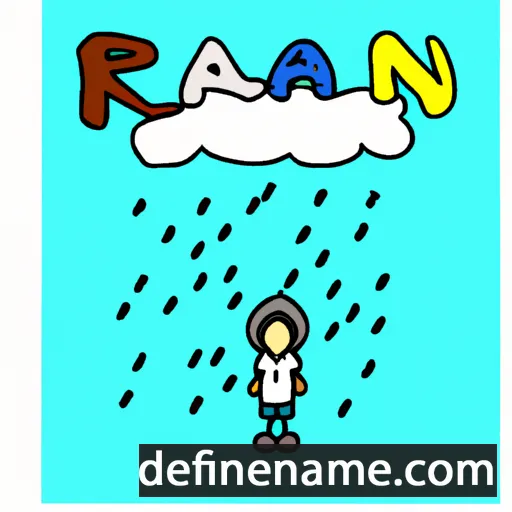 Rain cartoon