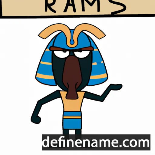 Rameses cartoon