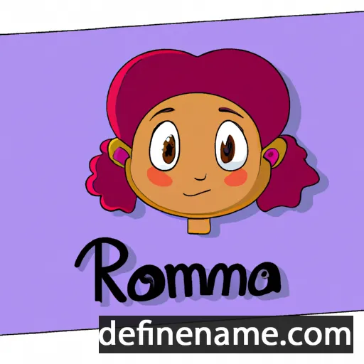 Ramóna cartoon