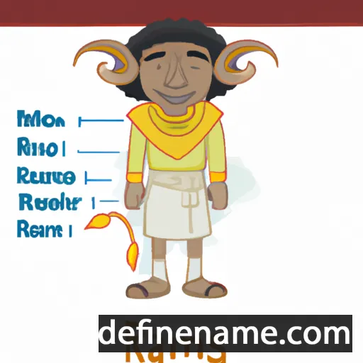 Ramses cartoon