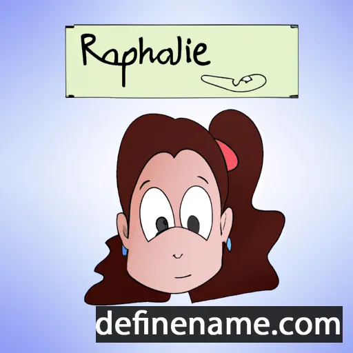 Raphaëlle cartoon