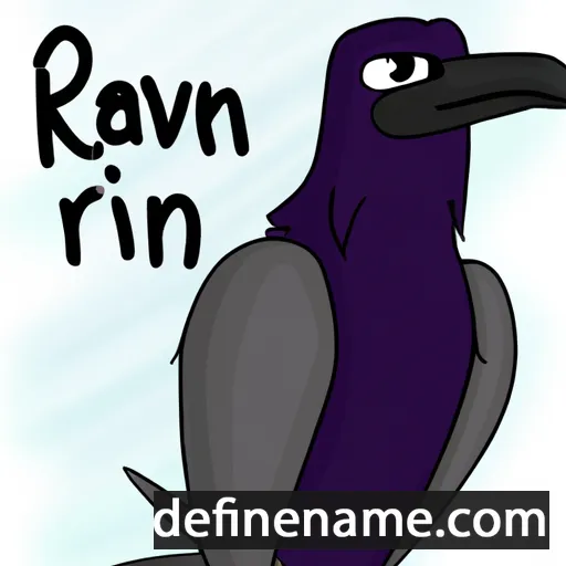 Raven cartoon