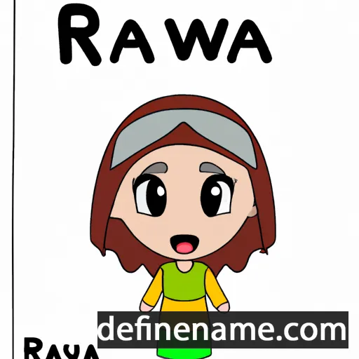 Rawiya cartoon