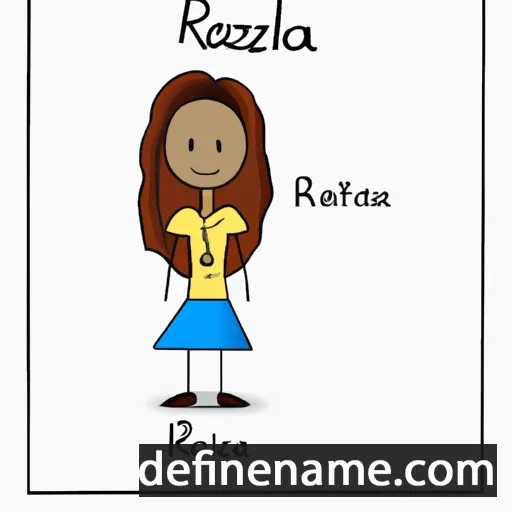 Raziela cartoon