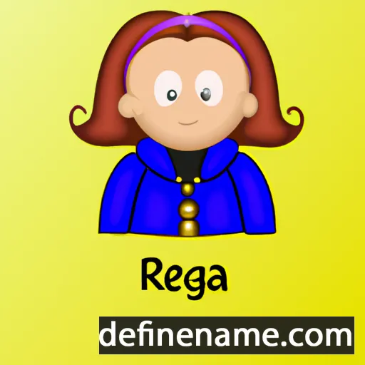 Regīna cartoon