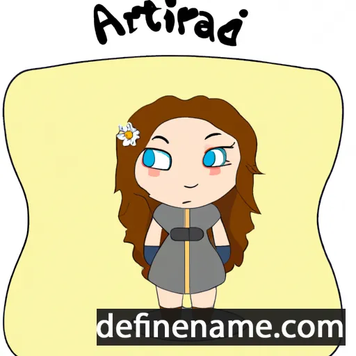 Ástríðr cartoon