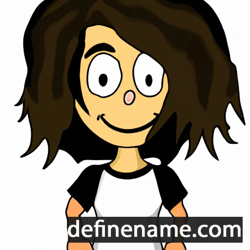 cartoon of the name Andrea