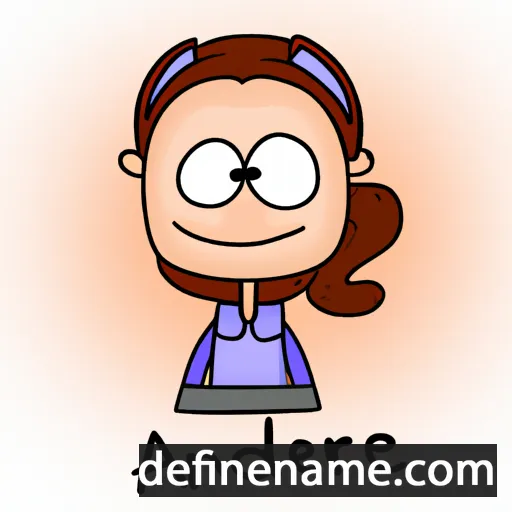 cartoon of the name Andreja