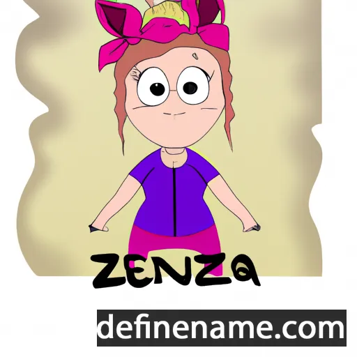 Anežka cartoon