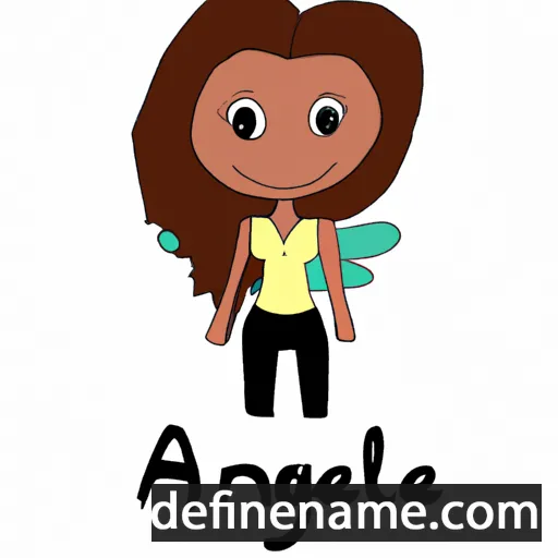 Angéla cartoon