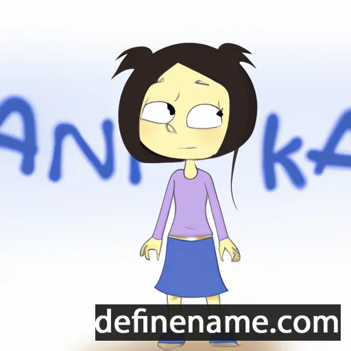 Anika cartoon