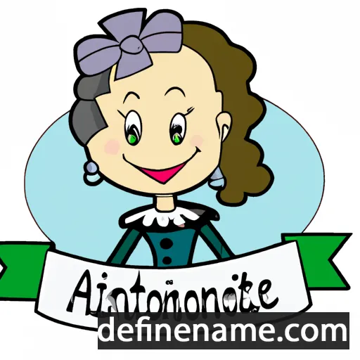 Antoinette cartoon