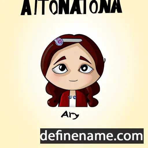 Antoniya cartoon