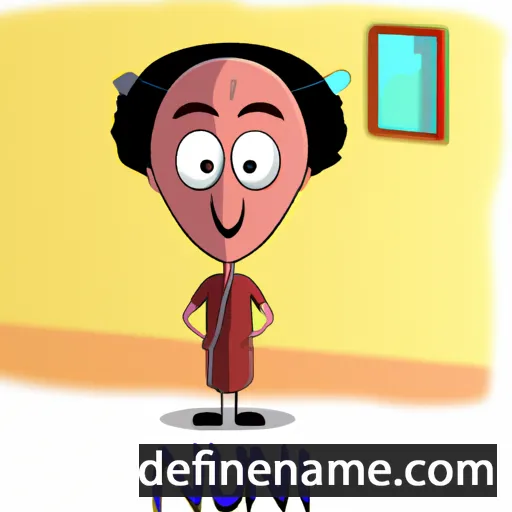 cartoon of the name Anu