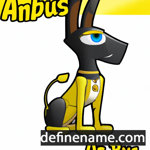 Anubis cartoon