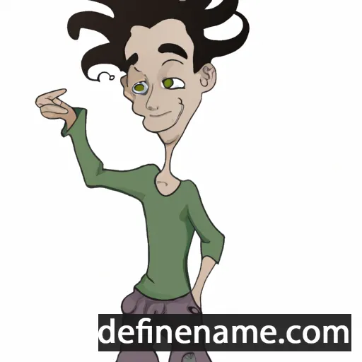 cartoon of the name Aris