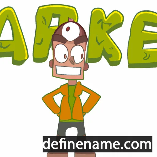 cartoon of the name Arke