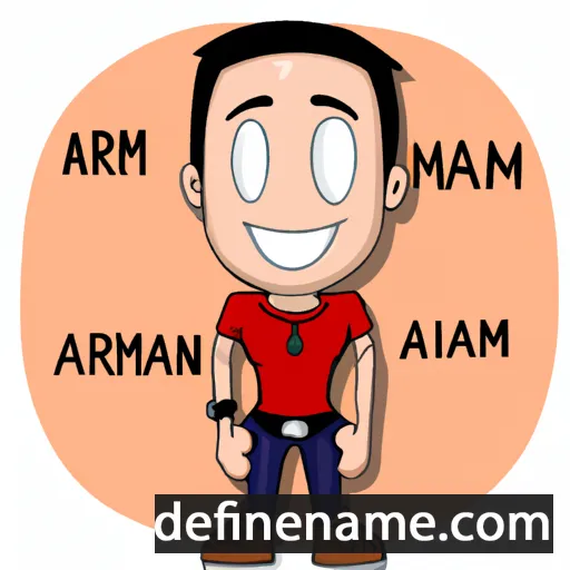 Armani cartoon