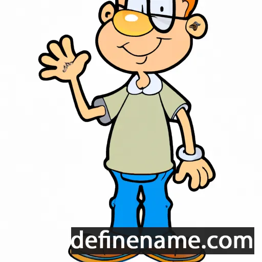 cartoon of the name Arne