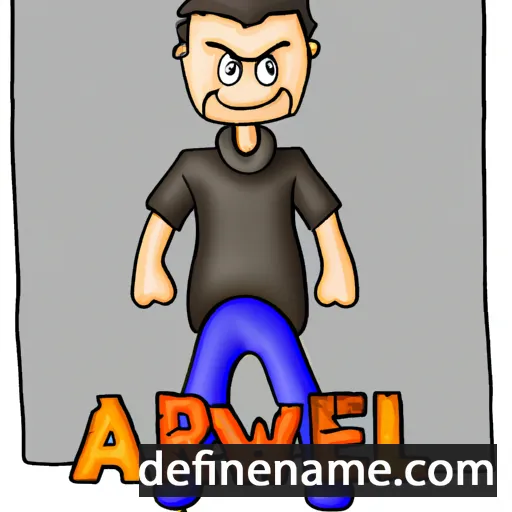 Arwel cartoon