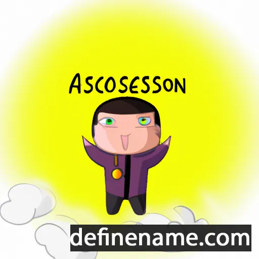 Ascensión cartoon