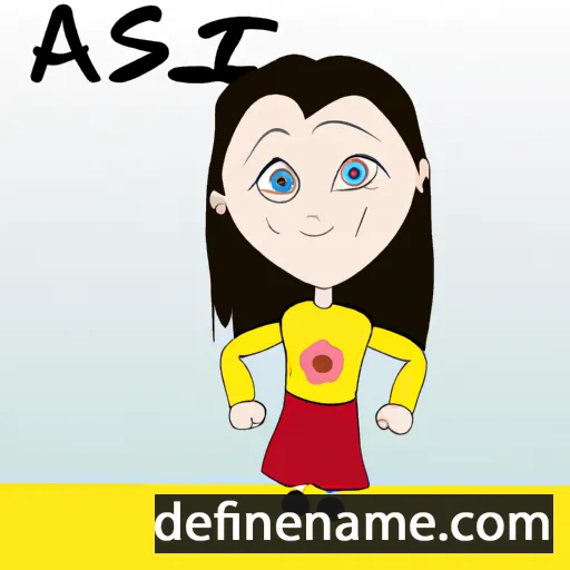 Aslı cartoon