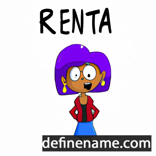 Renita cartoon