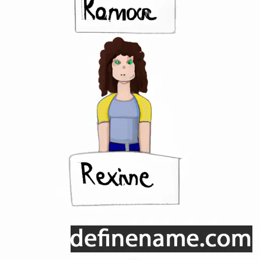 Rexanne cartoon