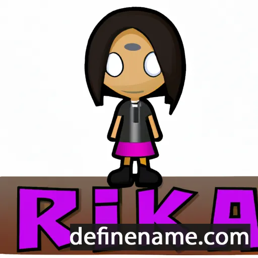 Rika cartoon