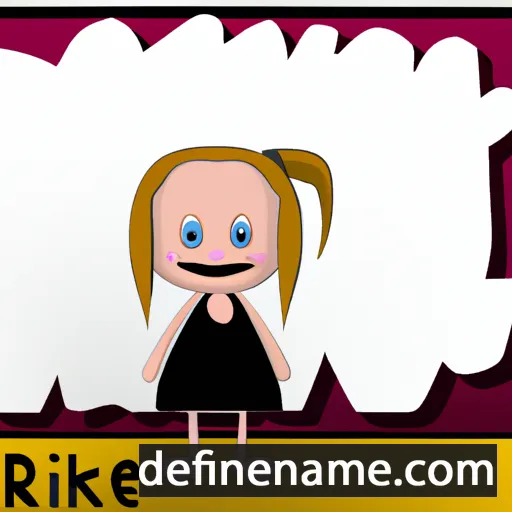 Rikke cartoon