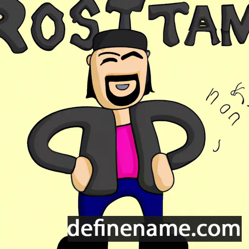 Röstäm cartoon