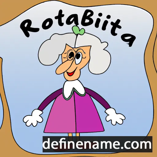 Robertina cartoon