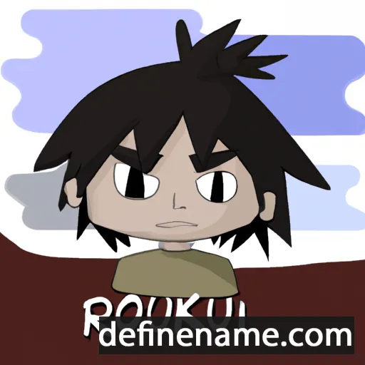 Rokurou cartoon