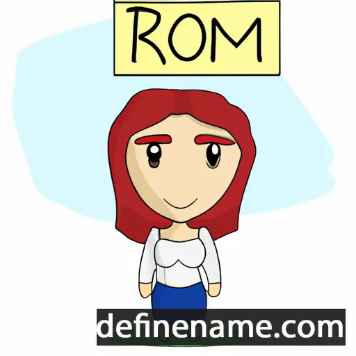 Romi cartoon