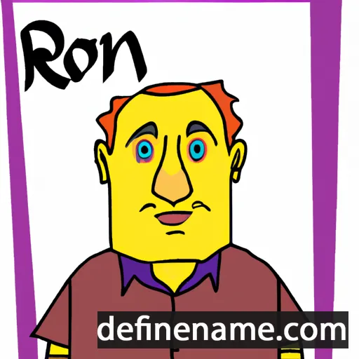 Ron cartoon