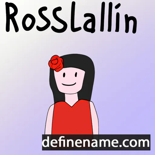 Rosalin cartoon