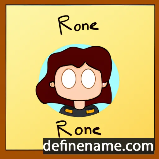 Roxane cartoon