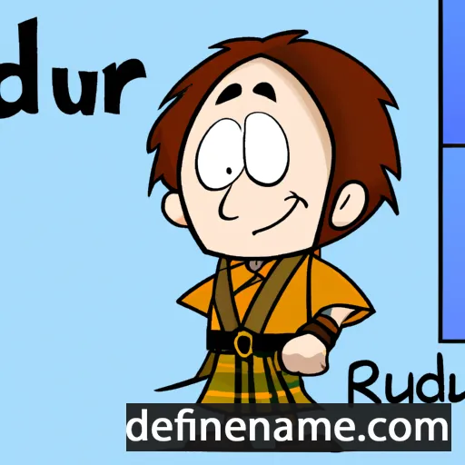 Ruadh cartoon