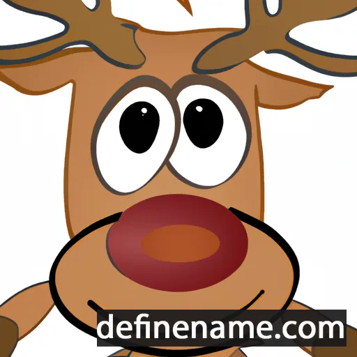 Rudolph cartoon