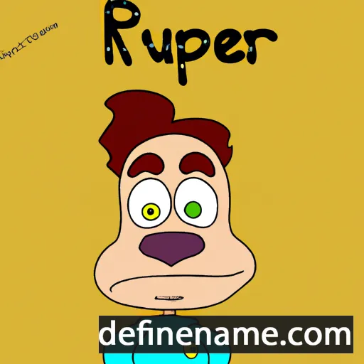 Rupert cartoon