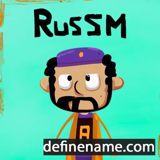 Rustam cartoon