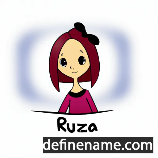 Ružena cartoon